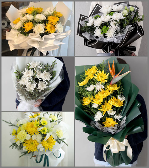 福建泉州永春县蓬壶镇南幢村白事花束代送